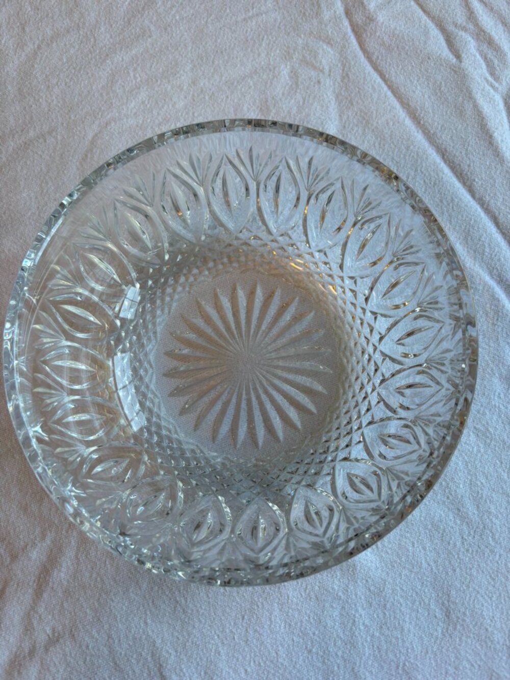Waterford Crystal Granville 10” Large Brilliant Cut Lead Crystal Bowl - Picture 3 of 4